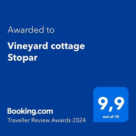 Vineyard Cottage Stopar Straza Esterno foto